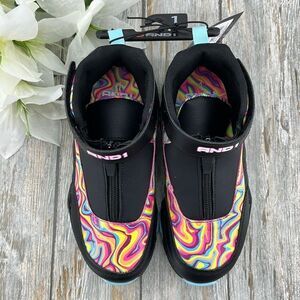 Little Kids Hi-Top Zip Athletic Basketball Sneakers Shoes Size 1